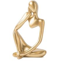 Pensador Estatueta Decorativa Abstrata Ornamento Elegante Thinker DOL02