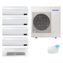 Penta-Split Samsung WindFree 34.000 BTUs (1x22000 - 4x9000) Quente/Frio com WiFi Penta-Split Samsung WindFree 34.000 BTUs (1x22000 - 4x9000) Quente/Frio com WiFi