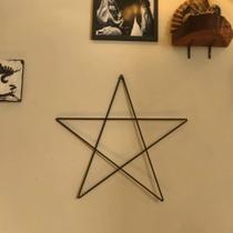 Pentagrama Esotérico 60cm Proteção, Ritual e Decoração Pentagrama Esotérico 60cm Proteção, Ritual e Decoração