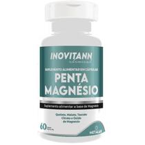 PentaMagnésio Inovitann 60 Cápsulas 5 Tipos de Magnésio