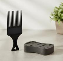 Pente Afro Garfo Profissional Cabelo Black Power