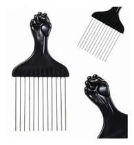 Pente Afro Garfo Profissional Com Dentes De Metal