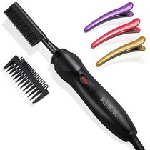 Pente Alisador de Cabelo NICEMOVIC Cerâmico com Temperatura Ajustável Pente Alisador de Cabelo NICEMOVIC Cerâmico com Temperatura Ajustável