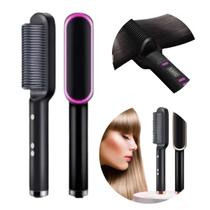 Pente Alisador Escova Elétrica Alisadora Cabelo Bivolt Pente Alisador Escova Elétrica Alisadora Cabelo Bivolt
