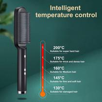 Pente alisador Hair preto, íon negativo não prejudica H