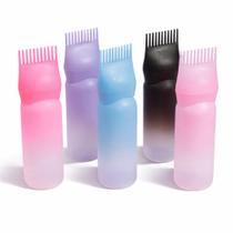 Pente Aplicador 150ml Tintura De Cabelo Xampu Frasco Quimica para Coloração do Cabelo e Tintura