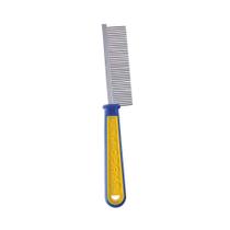 Pente Cães Gatos Cabo Plástico 40 dentes Longos Home Pet