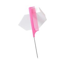 Pente De Aço Antiestático Resistente a Altas Temperaturas Com Ponta Fina Para Pentear E Modelar Pente De Aço Antiestático Resistente a Altas Temperaturas Com Ponta Fina Para Pentear E Modelar