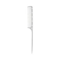 Pente De Barbeiro De Aço Inoxidável Prateado, Salão De Cabeleireiro Profissional, Ferramenta De