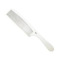 Pente De Barbeiro De Aço Inoxidável Prateado, Salão De Cabeleireiro Profissional, Ferramenta De