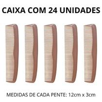Pente de Bolso Compacto Caixa com 24 Unidades Resistente