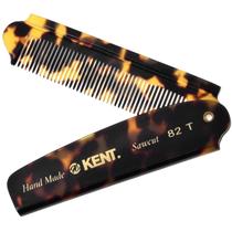 Pente de bolso KENT 82T TY feito à mão para homens, dentes finos