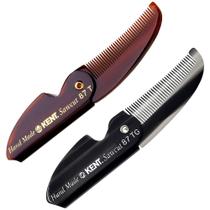 Pente de bolso KENT 87T feito à mão com dentes finos para homens