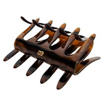 Pente de Cabelo Crab Grande Bianca Tartaruga 90 023 TA Pente de Cabelo Crab Grande Bianca Tartaruga 90 023 TA