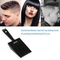 Pente de cabelo de duas pontas Barbeiro Clipper Flat Top Styling. Pente de cabelo de duas pontas Barbeiro Clipper Flat Top Styling.