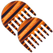 Pente de cabelo Giorgio G63, desembaraçador de dentes largos de 7 cm feito à mão Pente de cabelo Giorgio G63, desembaraçador de dentes largos de 7 cm feito à mão