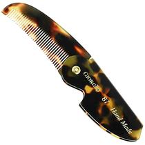 Pente de cabelo Giorgio G87 dobrável de 11,5 cm, bolso feito à mão, pacote com 2 unidades Pente de cabelo Giorgio G87 dobrável de 11,5 cm, bolso feito à mão, pacote com 2 unidades