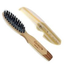 Pente de cabelo Giorgio G87 Pente de bolso dobrável 11,5 cm marfim