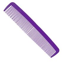 Pente de Cabelo Hakefyna Gigante de Dente Largo Roxo 38 cm