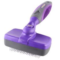 Pente de cabelo Hertzko Self-Cleaning Slicker Brush Slicker Small