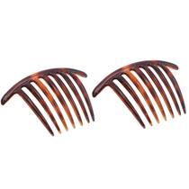 Pente de cabelo Parbarcelona French Twist 7 dentes, conjunto grande de 2