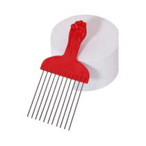 Pente De Cabelo Profissional De Aço Inoxidável Com Dentes Largos Para Perucas De Cabelo Real Pente De Cabelo Profissional De Aço Inoxidável Com Dentes Largos Para Perucas De Cabelo Real