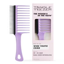 Pente de dentes largos Tangle Teezer para cabelos cacheados, cor lilás