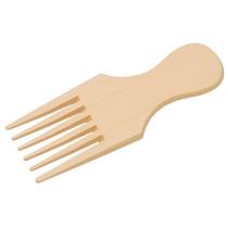 Pente De Madeira Anti-estático Garfo Grande - 01 Unidade