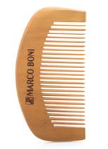 Pente de madeira antiestático para barba E bigode marco boni
