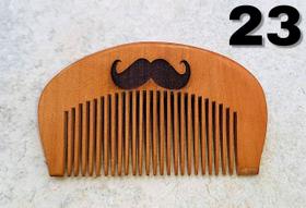 Pente De Madeira Barba Cabelo Bigode Personalizado Sua Logo