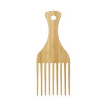 Pente De Madeira De Bambu Natural Estilo Africano Com Dentes Largos Ferramenta Antiestática Para Pente De Madeira De Bambu Natural Estilo Africano Com Dentes Largos Ferramenta Antiestática Para