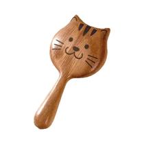 Pente De Madeira De Sândalo Com Dentes Largos Para Massagem, 28 Dentes Grossos Para Couro Cabeludo,