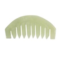 Pente de Massagem Janedream Jade Gua Sha para Couro Cabeludo e Cabelo