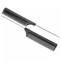 Pente De Plástico Cabo de Metal Fino Separador De Mechas