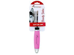 Pente Dentes Alternados GermanHart Cabo em Gel Rosa p/ cães Pente Dentes Alternados GermanHart Cabo em Gel Rosa p/ cães