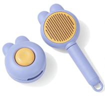 Pente Desembaraçador para Pets Azul, Removedor Suave de Pelos Soltos Pente Desembaraçador para Pets Azul, Removedor Suave de Pelos Soltos