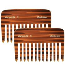 Pente desembaraçante Giorgio G51 com dentes largos para cabelos grossos