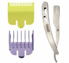 Pente Disfarce Nacional 1.5 E 0.5 + Navalhete Prata