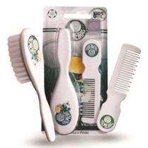 Pente e Escova Bebê Palmeiras Kids Gol - Produtos Kids Gol Pente e Escova Bebê Palmeiras Kids Gol - Produtos Kids Gol