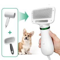 Pente e Secador Pet 2 em 1 Prático para Uso Diário