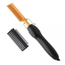 Pente elétrico alisador chapinha e modelador cabelo portátil bivolt Pente elétrico alisador chapinha e modelador cabelo portátil bivolt