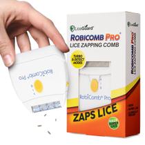 Pente elétrico anti-piolhos LiceGuard RobiComb Pro com choque Pente elétrico anti-piolhos LiceGuard RobiComb Pro com choque