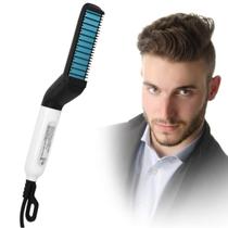 Pente Elétrico Chapinha Modelador Alisador De Barba E Cabelo