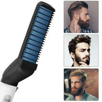 Pente Elétrico Chapinha Modelador Alisador De Barba E Cabelo Masculino BIvolt