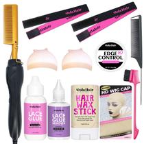 Pente elétrico Dolahair para perucas, alisador de cabelo 450 Pente elétrico Dolahair para perucas, alisador de cabelo 450