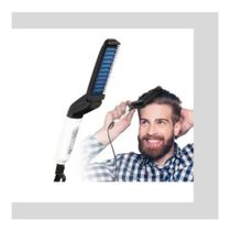 Pente Elétrico Modelador Alisador Barba E Cabelo Masculino - Mmx