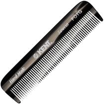 Pente estilizador KENT FOT Black Graphite Fine Tooth Barba 11 cm