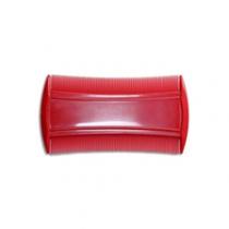 Pente fino de cabelo cor vermelho