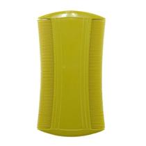 Pente fino de cor amarelo
