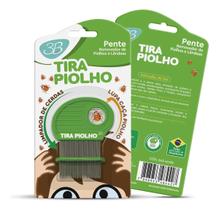 Pente Fino Em Aço Inox Com Lupa Tira Piolho 3b Cor Verde Verde Pente Fino Em Aço Inox Com Lupa Tira Piolho 3b Cor Verde Verde